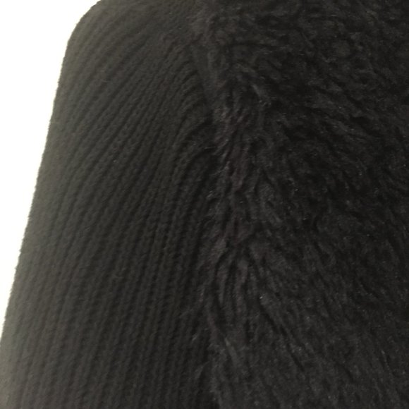 Unique black sweater coat - Picture 3 of 4